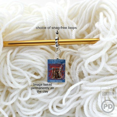 THE SCARLET LETTER Book Bead Stitch Marker
