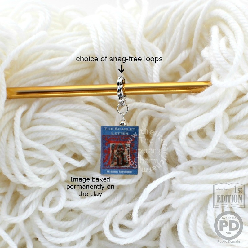 THE SCARLET LETTER Book Bead Stitch Marker