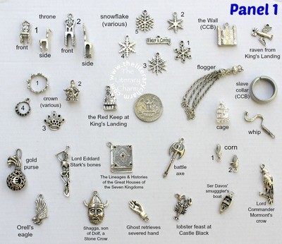 Game of Thrones Themed Charm Collection EXTENSIVE!