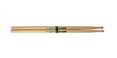 ProMark Classic Forward 5A Raw Hickory Drumstick, Oval Wood Tip