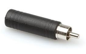 Hosa - Adapter, 1/4 in TS to RCA
