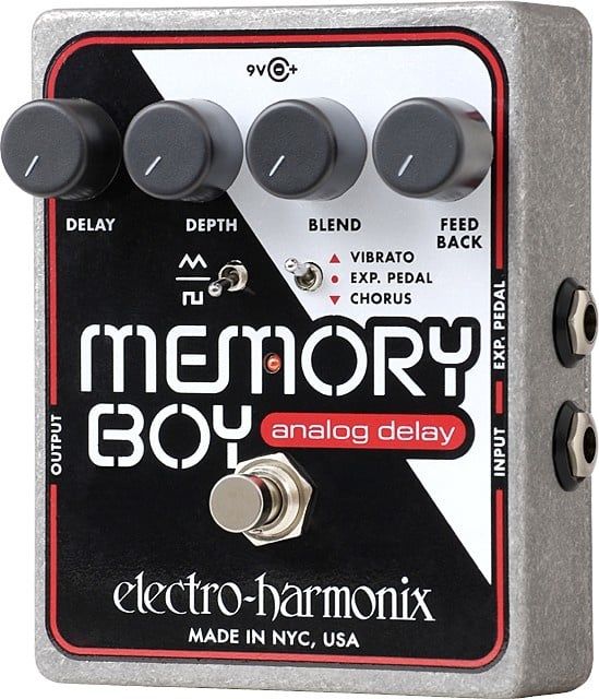 Electro-Harmonix Memory Boy - Analog Echo/Chorus/Vibrato, 9.6DC-200 PSU included