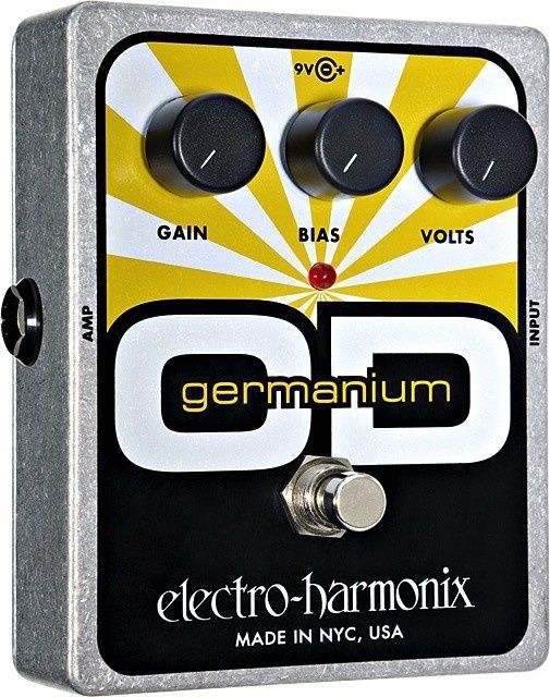 Electro-Harmonix Germanium OD - Overdrive Battery included, 9.6DC-200 PSU optional