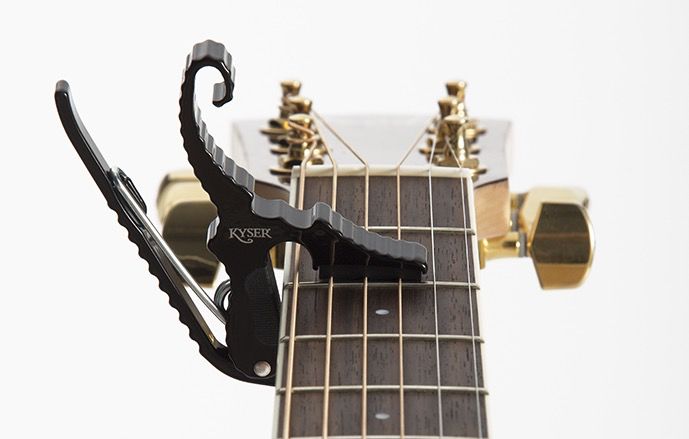 Kyser Shortcut Capo, Black, Guitar