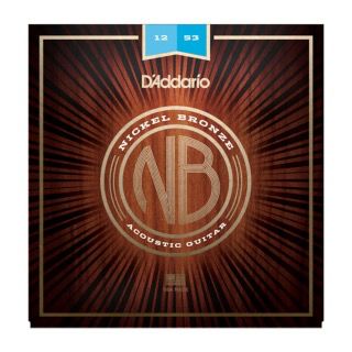 12-53 Light, Nickel Bronze Acoustic Guitar Strings