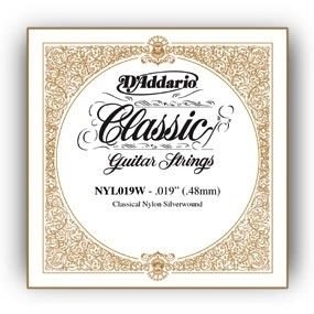 D&#39;Addario Single Silver Wound .050