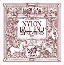 Ernie Ball Ernesto Palla Black &amp; Gold Ball-End Nylon Classical Guitar Strings