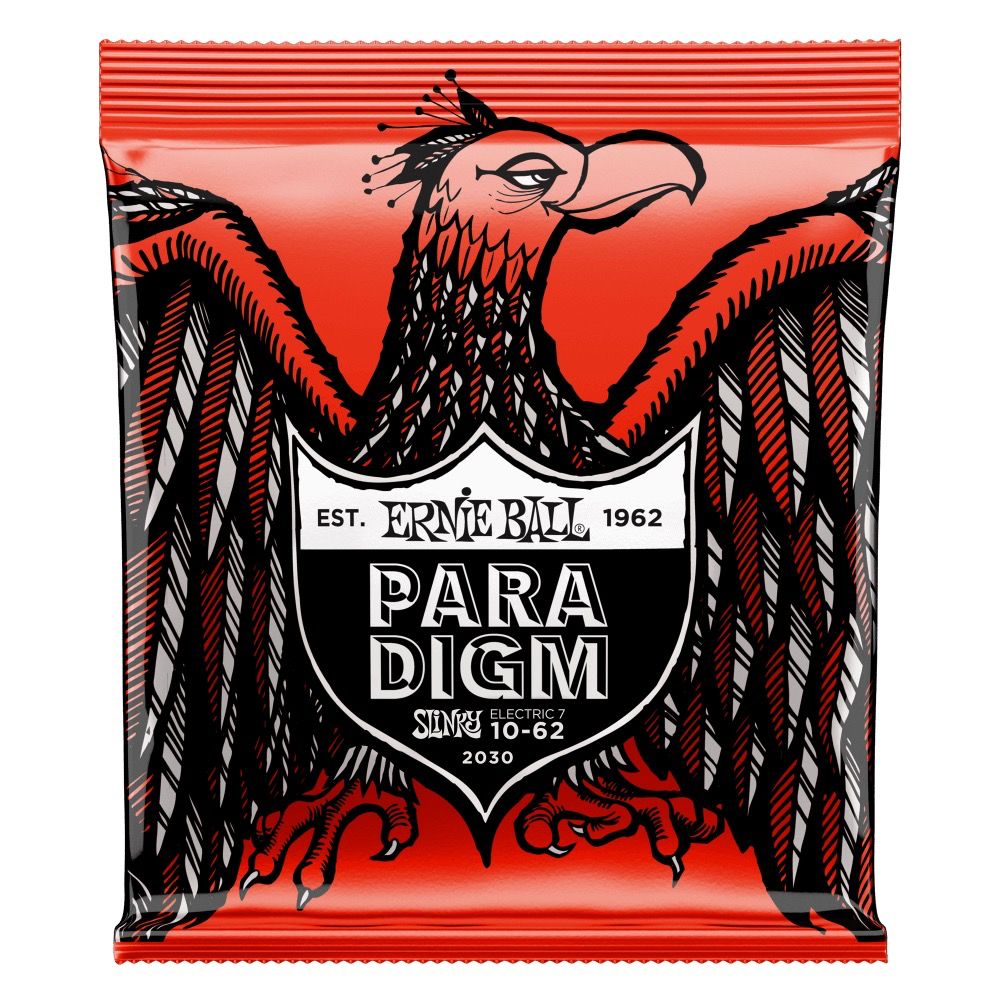 Ernie Ball Skinny Top Heavy Bottom Slinky Paradigm 7-String Electric Guitar Strings - 10-62 Gauge