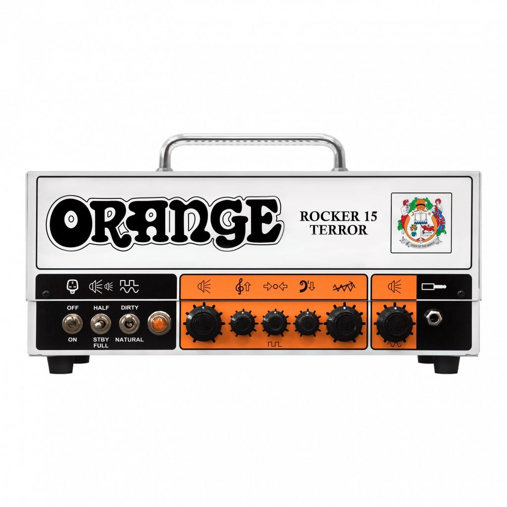 Orange Rocker 15 Terror 15W 2-Channel Tube Head w/Gig Bag