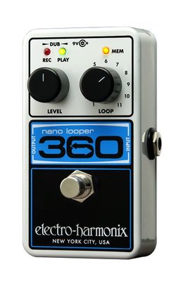 Electro-Harmonix 360 Nano Looper - Compact Looper, 9.6DC-200 PSU Included