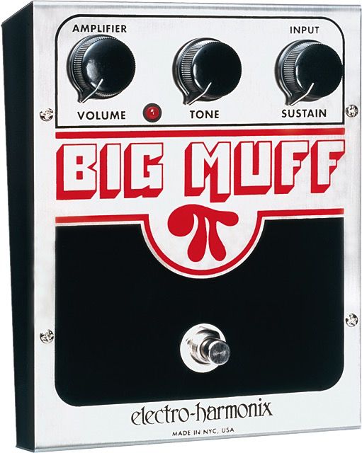 Electro-Harmonix Big Muff Pi (Classic) - Distortion/Sustainer Battery included, 9.6DC-200 PSU optional