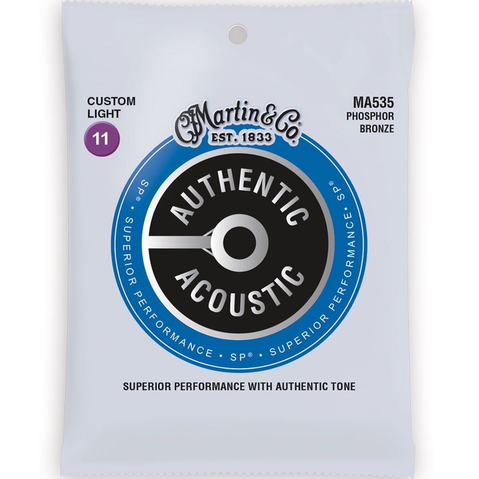 Martin Authentic Acoustic SP Phosphor Bronze Custom Light, 11-52