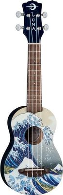 Luna Uke Great Wave Soprano w/Gig Bag