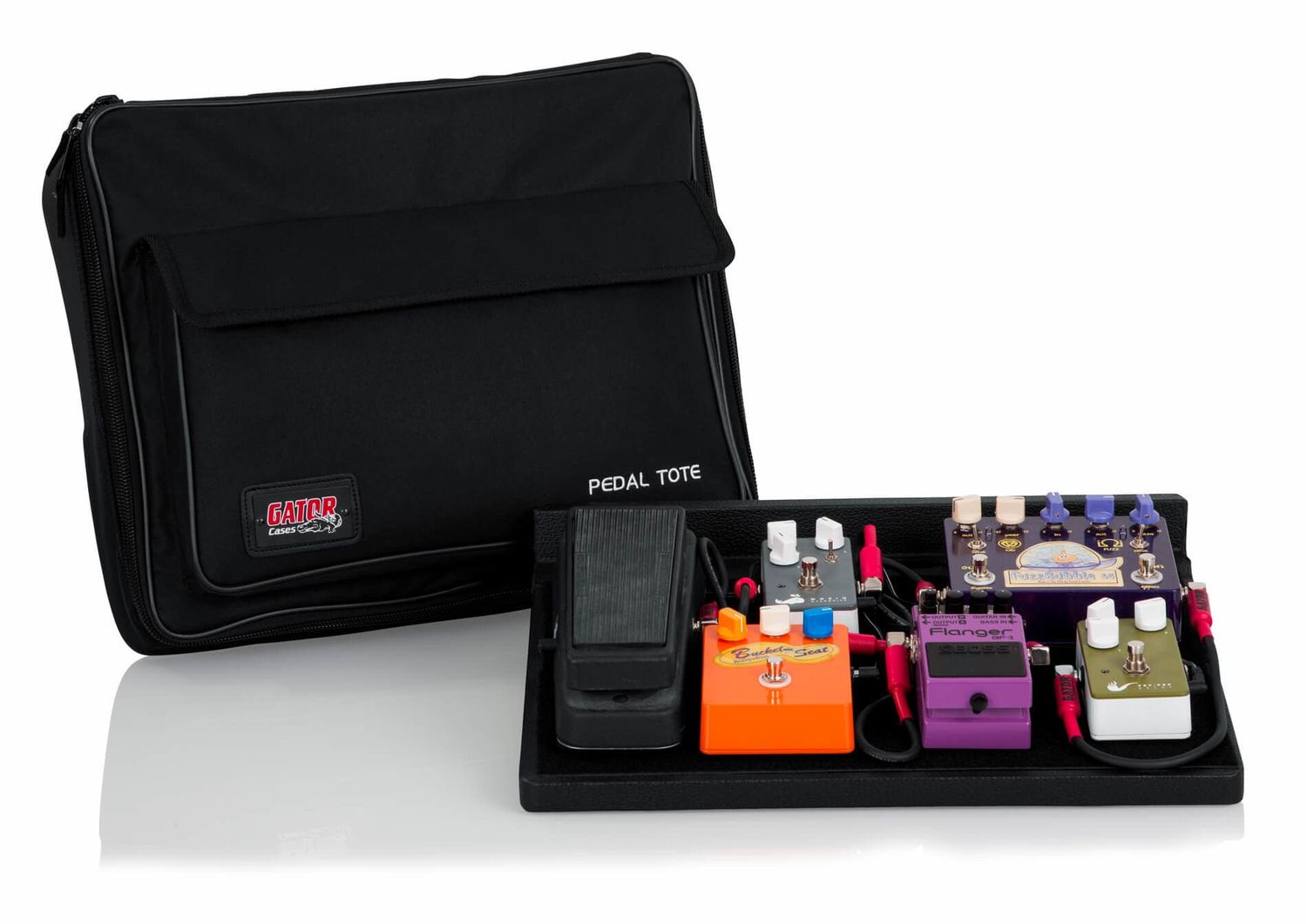 Gator 16.5&quot; x 12&quot; Wood Pedal Board w/ Black Nylon Carry Bag