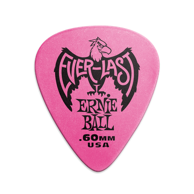 Ernie Ball .60mm Pink Everlast Picks 12-pack