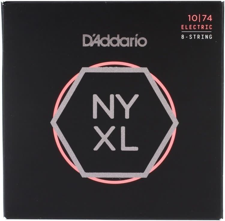 10-74 Light Top/Heavy Bottom 8-String, NYXL Electric Guitar Strings