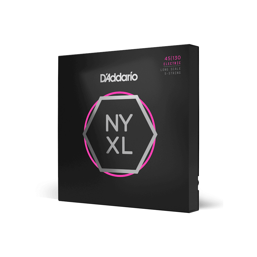 45-130 Regular Light 5-String, Long Scale, NYXL Bass Strings