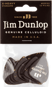 Dunlop Genuine Celluloid Classics 12pk Picks