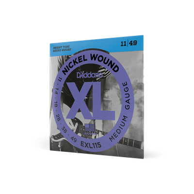 11-49 Medium, XL Nickel Electric Guitar Strings