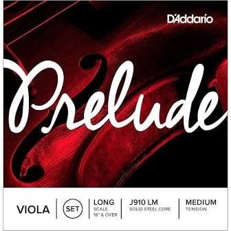 D’Addario Prelude Viola String Set, Long Scale, Medium Tension