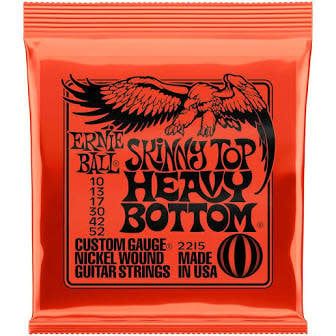 Ernie Ball Skinny Top Heavy Bottom Slinky Nickel Wound Electric Guitar Strings - 10-52 Gauge