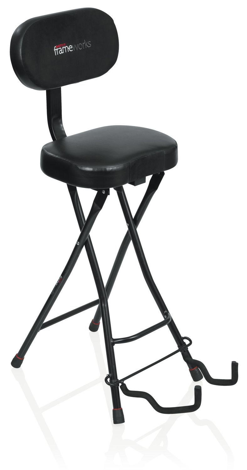 Gator Frameworks Combination Guitar Performance Seat and Single Guitar Stand