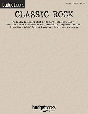 Budget Books - Classic Rock for Piano/Vocal/Guitar