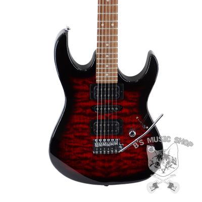Ibanez GIO GRX70QA Electric Guitar - Transparent Red Burst