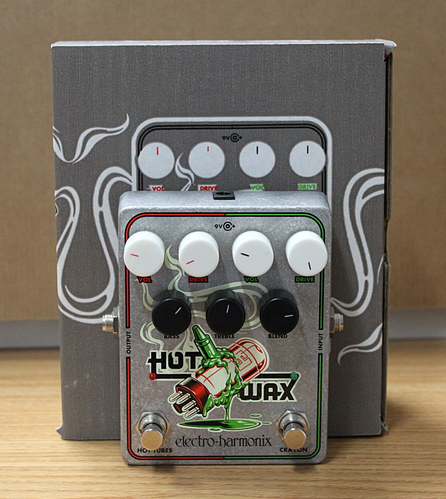 Electro-Harmonix Hot Wax - Multi-effects pedal: Hot Tubes, Crayon, 9.6DC-200 PSU included