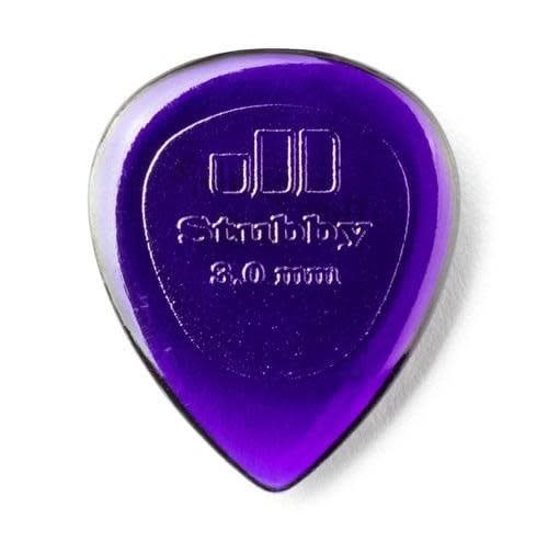 Dunlop Stubby 3.0mm Pick - 6 Pack