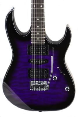 Ibanez GIO GRX70QA Electric Guitar - Transparent Violet Sunburst