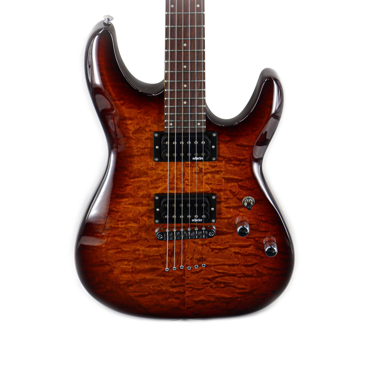 Schecter C-6 Plus in Vintage Sunburst