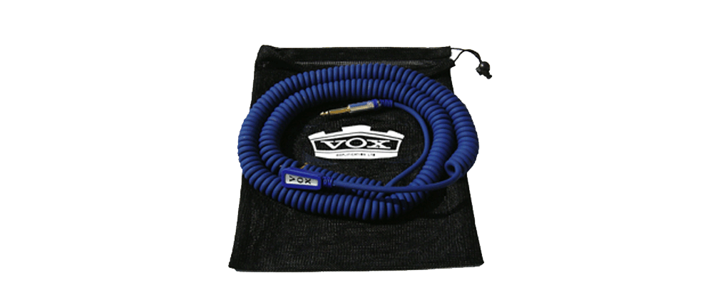 Vox Vintage Coiled Cable - 29.5&#39;, Blue
