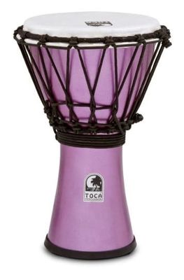 Toca Freestyle ColorSound 7&quot; Djembe - Metallic Violet