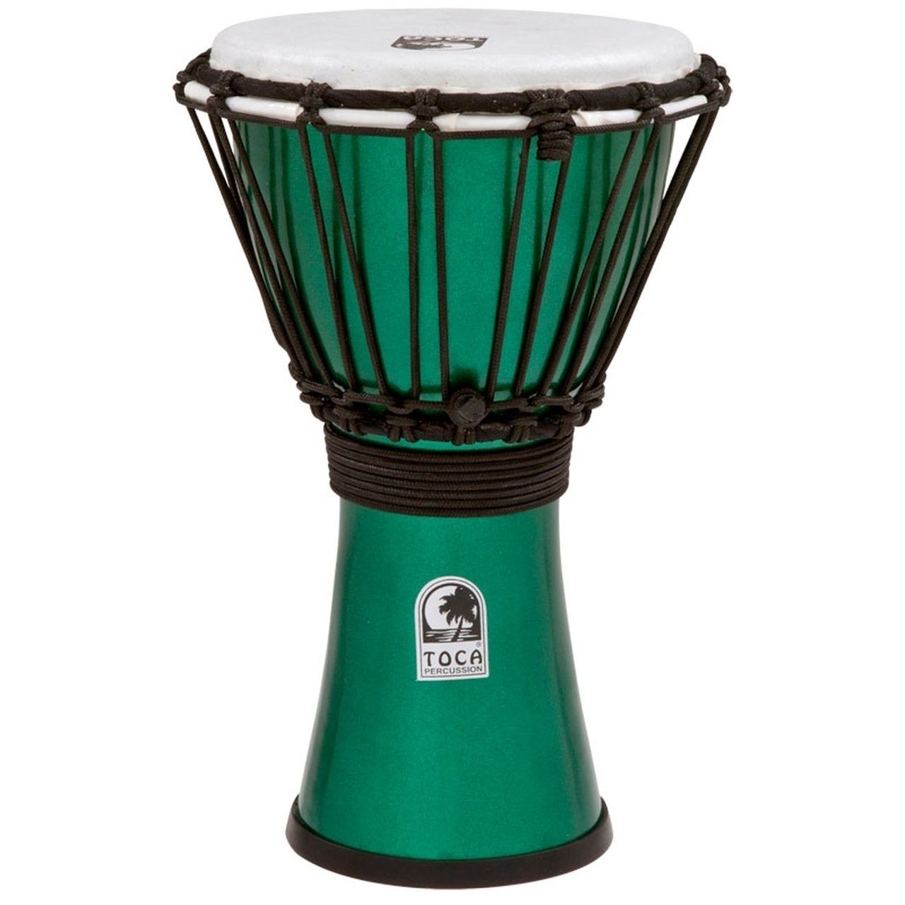 Toca Freestyle ColorSound 7&quot; Djembe - Metallic Green