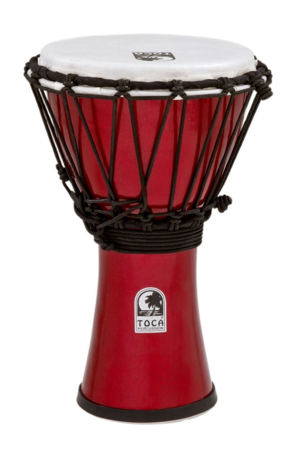 Toca Freestyle ColorSound 7&quot; Djembe - Metallic Red