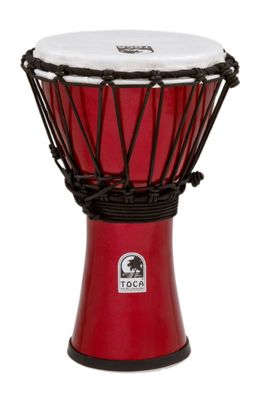 Toca Freestyle ColorSound 7&quot; Djembe - Metallic Red