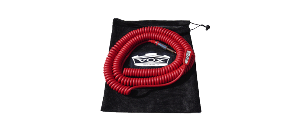 Vox Vintage Coiled Cable - 29.5&#39;, Red