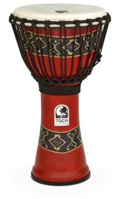 Toca Synergy Freestyle 10&quot; Djembe - Bali Red