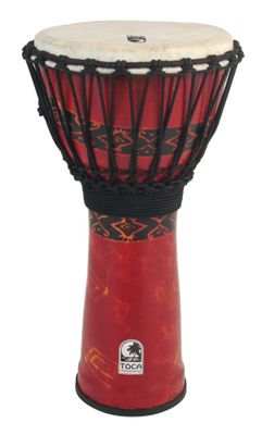 Toca Synergy Freestyle 12&quot; Djembe - Bali Red