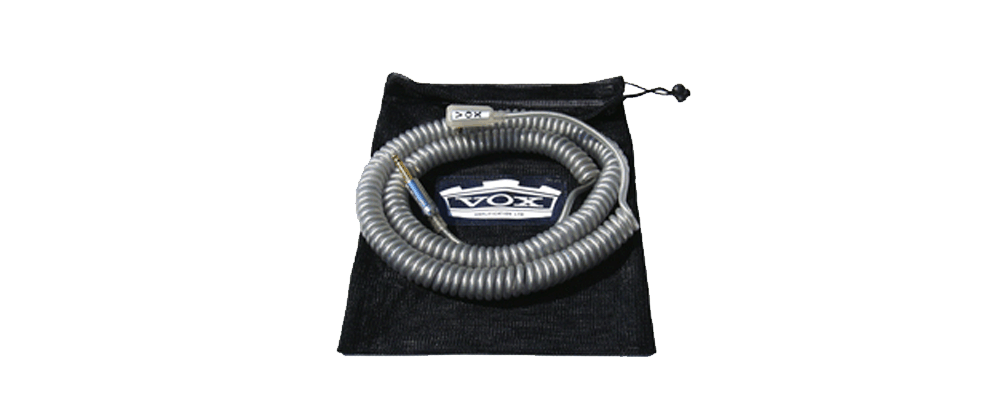 Vox Vintage Coiled Cable - 29.5&#39;, Silver