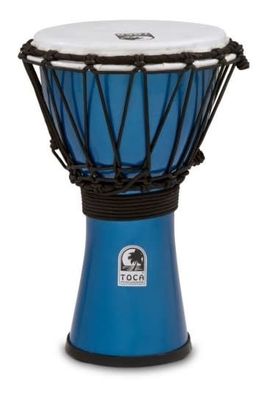 Toca Freestyle ColorSound 7&quot; Djembe - Metallic Blue