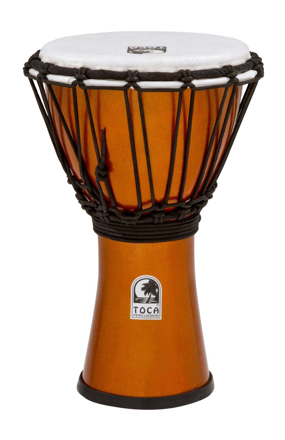 Toca Freestyle ColorSound 7&quot; Djembe - Metallic Orange