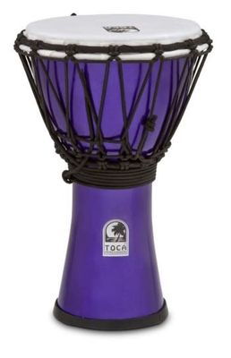 Toca Freestyle ColorSound 7&quot; Djembe - Metallic Indigo