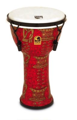 Toca Freestyle II Mechanically Tuned 9&quot; Djembe - Thinker