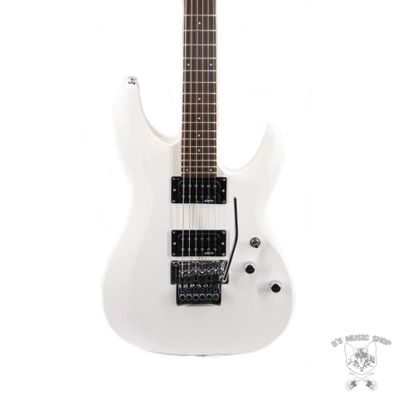Schecter C-6 FR Deluxe in Satin White
