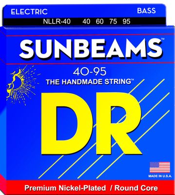 DR Sunbeam Nickel Plated Bass Strings: Extra Light 40-95