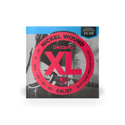 14-68 Medium Baritone, XL Nickel Electric Guitar Strings