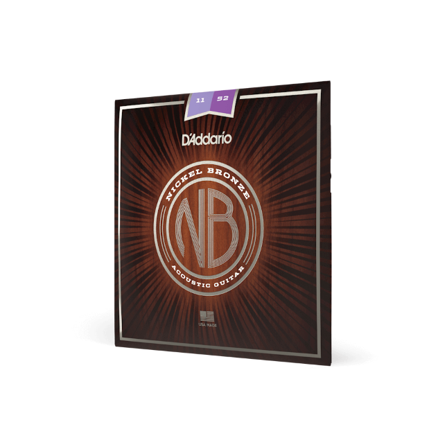 11-52 Custom Light, Nickel Bronze Acoustic Guitar Strings