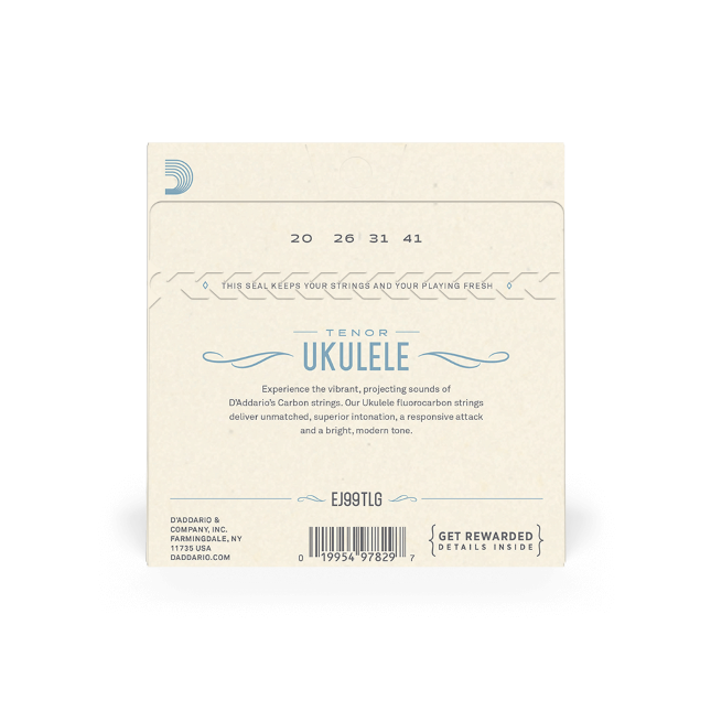 D&#39;Addario EJ99TLG Pro-Arté Carbon Ukulele Strings, Tenor Low G